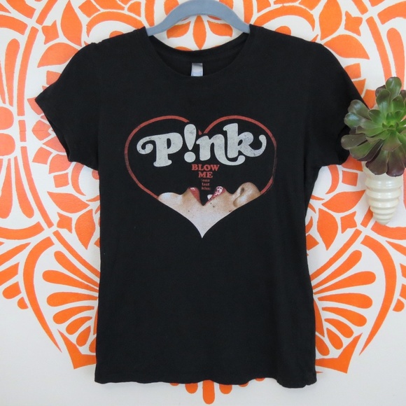 Next Level Apparel Tops - Pink 2013 Black Concert Tour T-Shirt